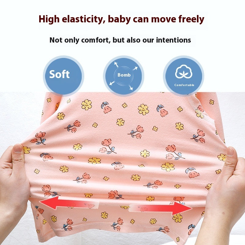 Cotton Baby Pajama Set – Soft Long-Sleeve Top & Bottom Sleepwear (Boys & Girls)