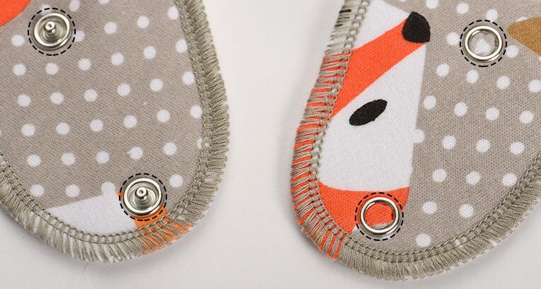 4-Pack Soft Cotton Baby Bibs – Cute & Absorbent Bandanas