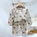 Cotton Baby Pajama Set – Soft Long-Sleeve Top & Bottom Sleepwear (Boys & Girls)