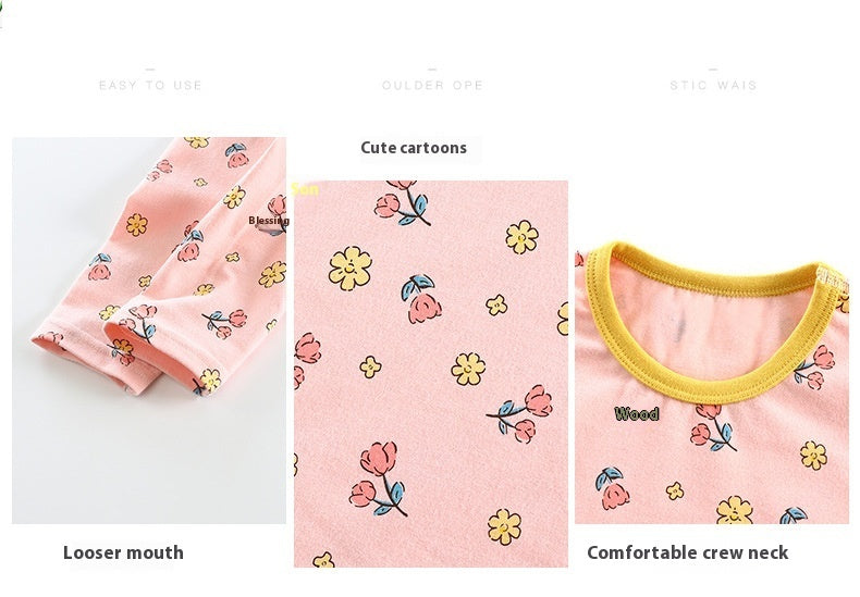 Cotton Baby Pajama Set – Soft Long-Sleeve Top & Bottom Sleepwear (Boys & Girls)