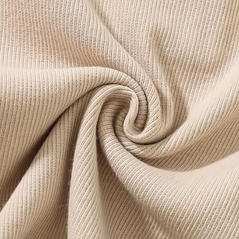 3-Pack Ribbed Cotton Baby Rompers – Neutral Set